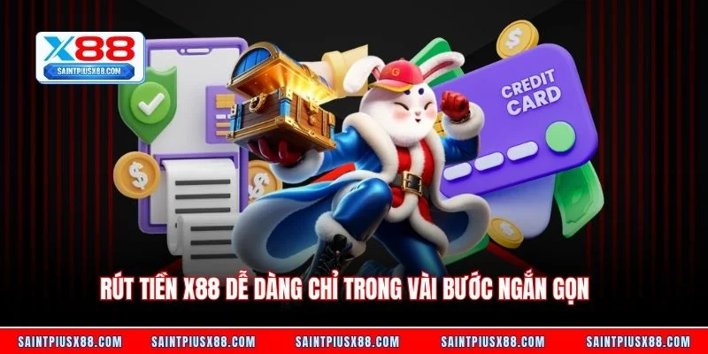 Rút tiền X88 dễ dàng chỉ trong vài bước ngắn gọn